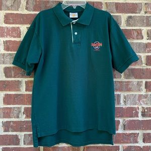 Hard Rock Cafe Cancun Polo Shirt, Sz Medium